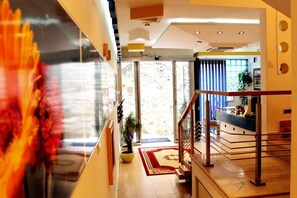 Interior entrance