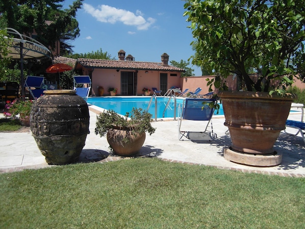 Seasonal outdoor pool
