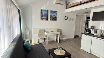 Premium Duplex | Living area | Flat-screen TV