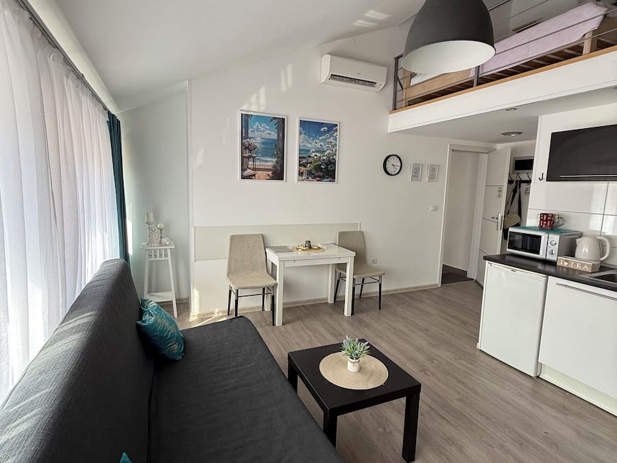 Premium Duplex | Living area | Flat-screen TV