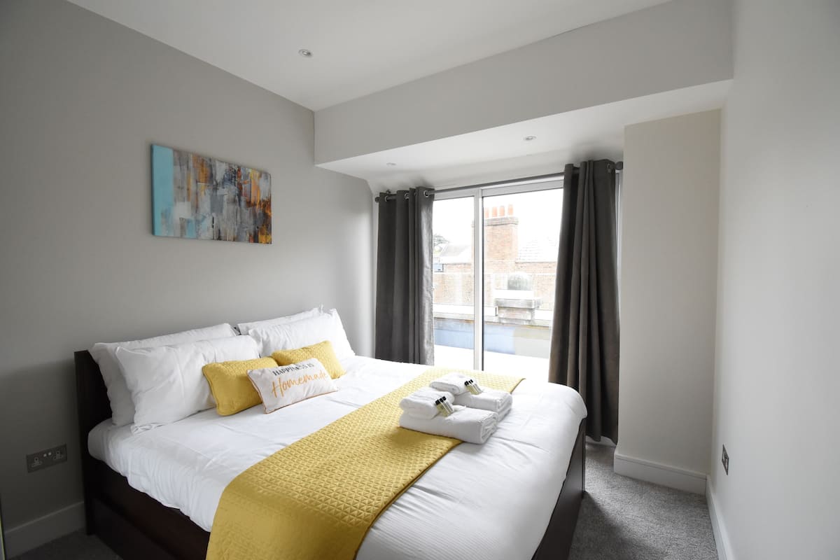 Deluxe-Apartment | Individuell dekoriert, individuell eingerichtet, Bügeleisen/Bügelbrett