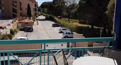 38M -4/6 PERS en una residencia privada. 2 dormitorios. Pies en arena EAUPlage 100M