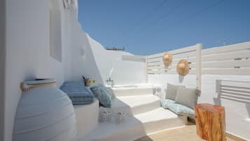 Suite, hidromasaje | Terraza o patio