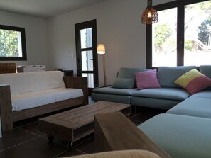 TV, video games, DVD player, books