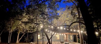 Upcycled Grain Bin Cabin 