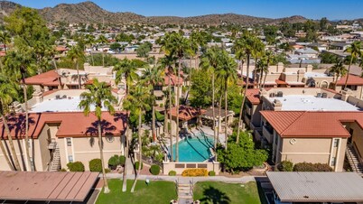 💯Quiet, 2 King beds, 3 Pools, WiFi, Gated,Tennis🎾Basketball🏀Ground Floor🌵