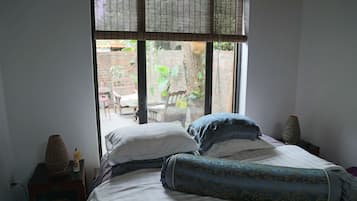 Biệt thự, 1 phòng ngủ, quang cảnh vườn | 1 phòng ngủ, bàn, bàn ủi/dụng cụ ủi quần áo