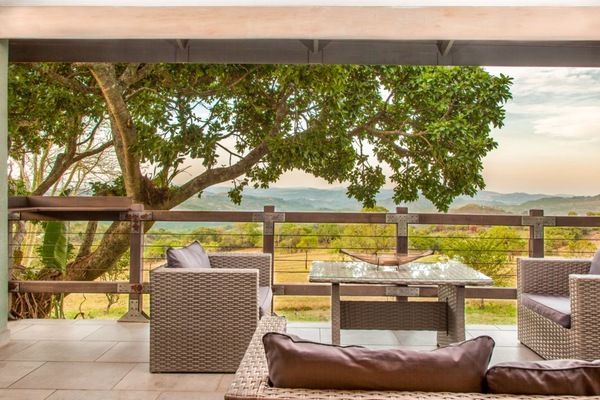 Luksus-småhus, 2 soverom, fjellutsikt | Terrasse/patio