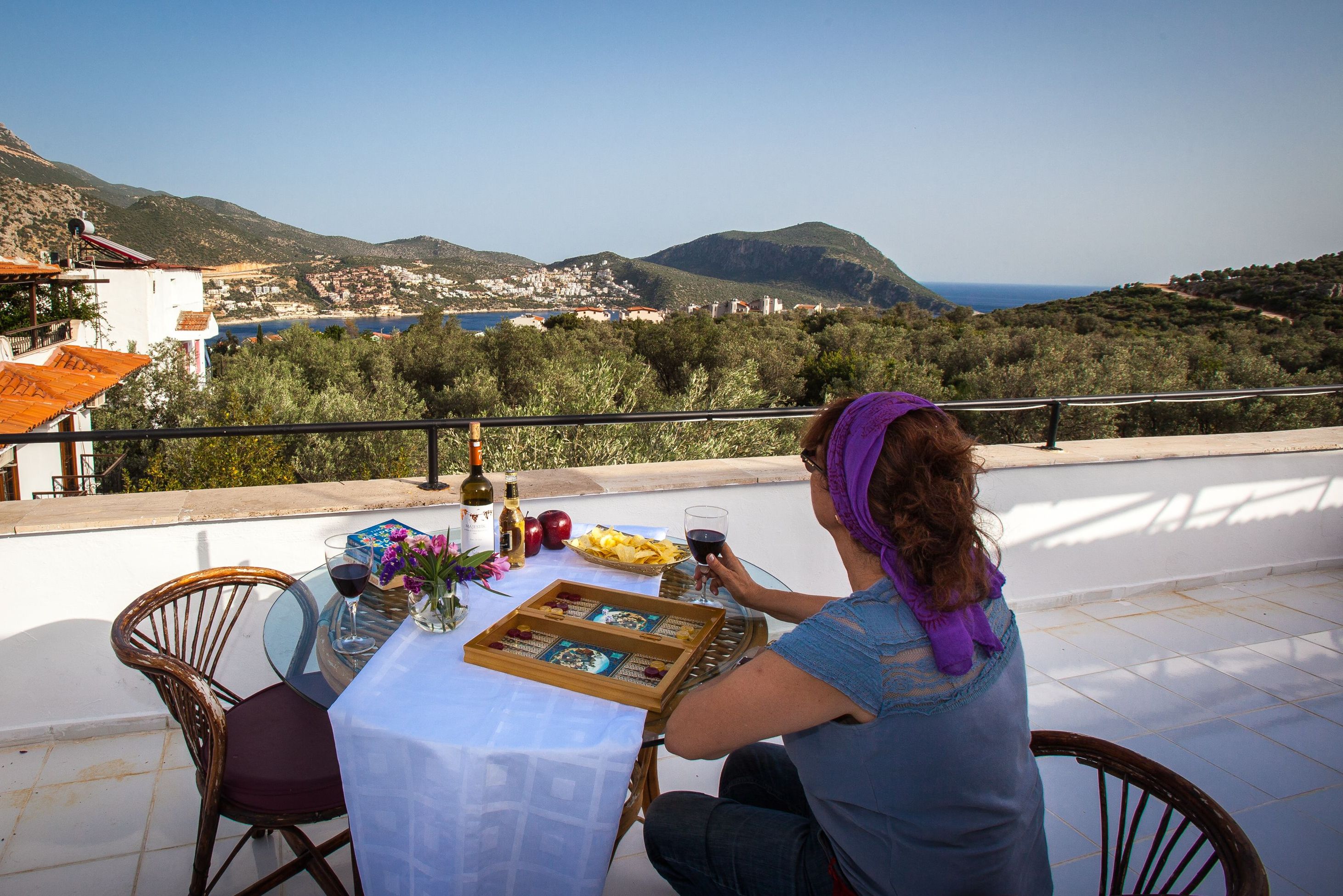 penthouse, terrace, sea view | terrace/patio