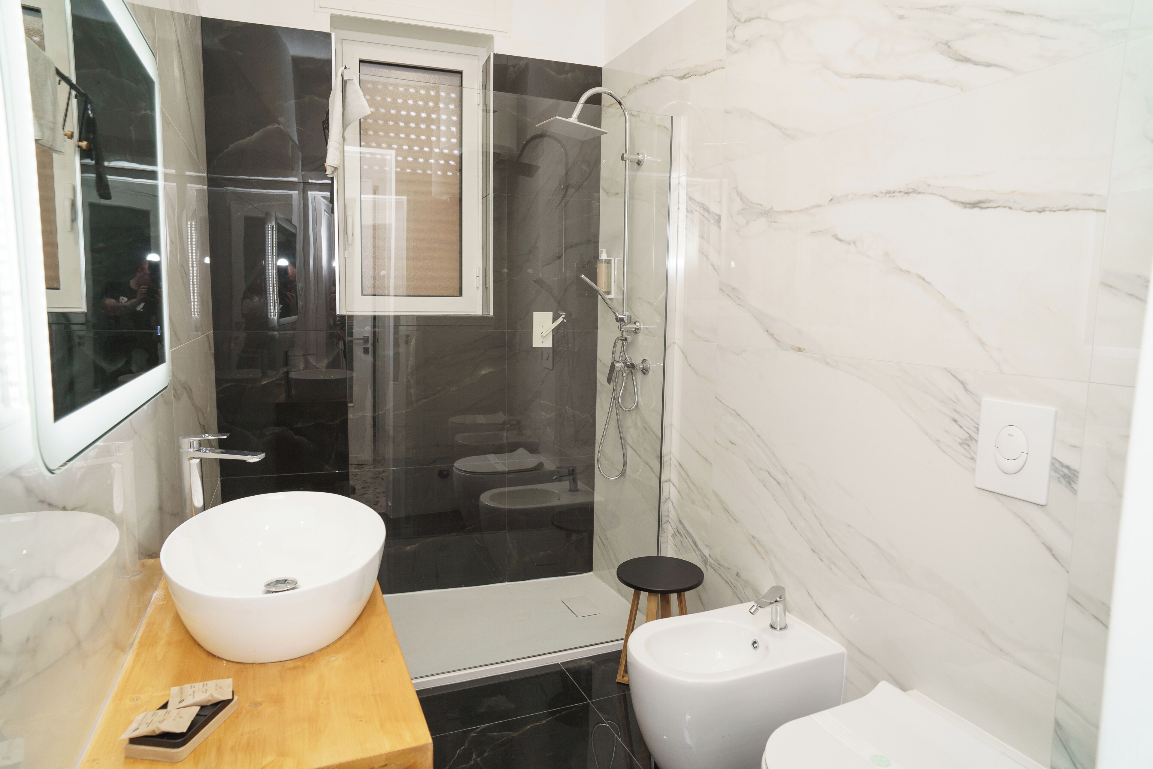 Tripla familiare, vista giardino, lato giardino | Bagno