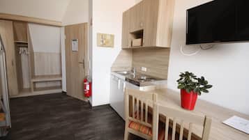 Apartamento conforto, 1 quarto, para não fumantes | Cozinha privada