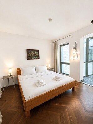 Deluxe-Apartment, 3 Schlafzimmer, Balkon, Parkblick (inkl. € 80,- Endreinigungsgebühr)