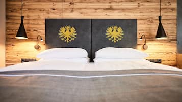 Suite junior | 1 habitación, ropa de cama hipoalergénica y minibar