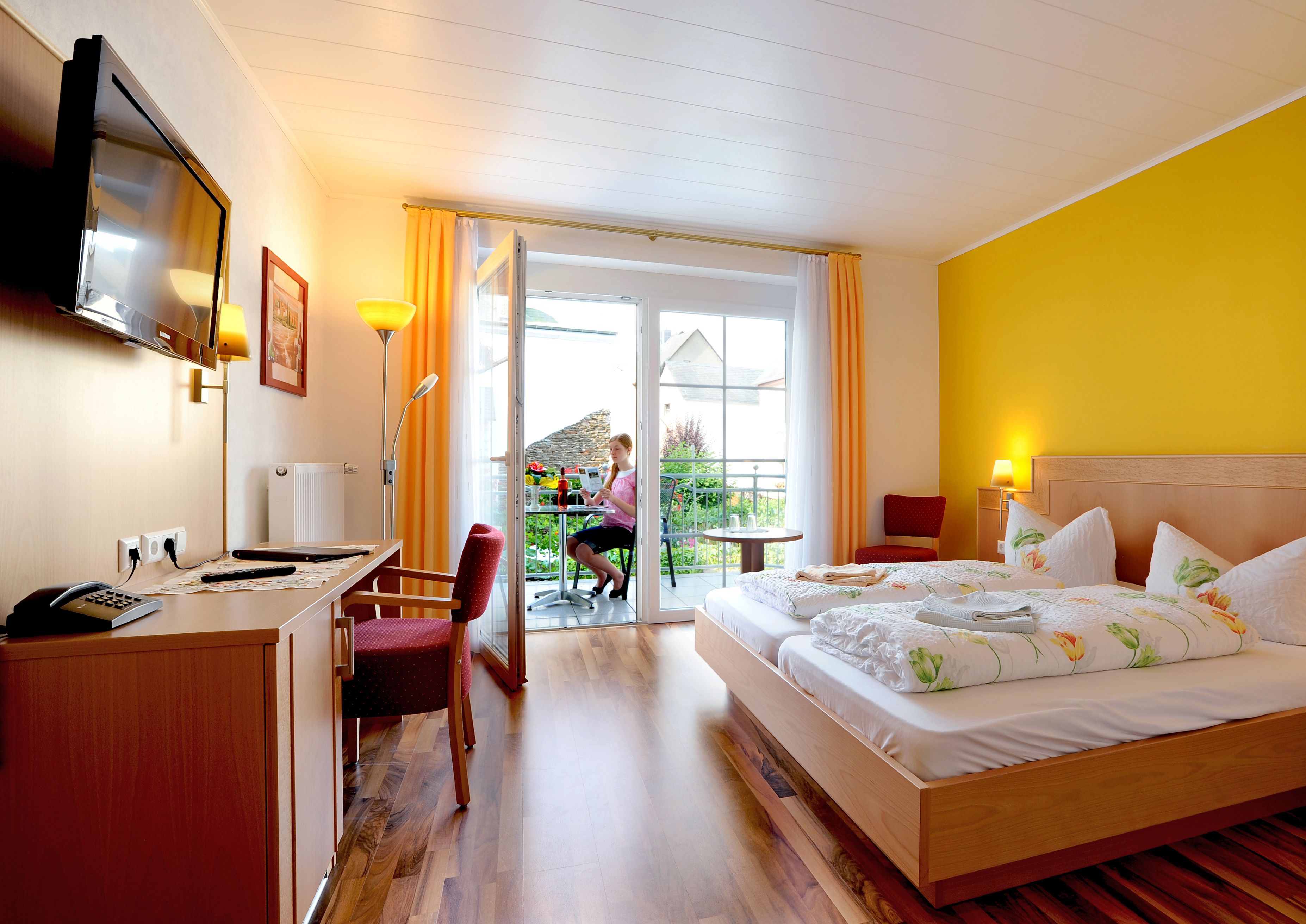 Doppelzimmer | Zimmersafe, kostenloses WLAN, Rollstuhlgeeignet