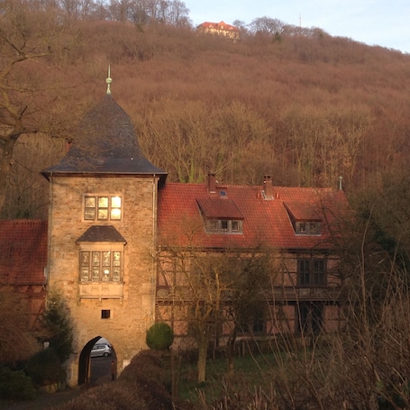Exterior. Vacation apartment for 2 -3 persons in the beautiful Weserbergland