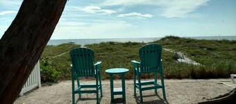 Beachfront Cottages (Patio) at Beautiful Sandy Shores on Gulf of Mexico