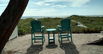 Beachfront Cottages (Patio) at Beautiful Sandy Shores on Gulf of Mexico