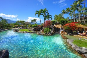 Pool - Aloha Condos, Hanalei Bay Resort, Condo 6304, Ocean View, AC (Princeville)