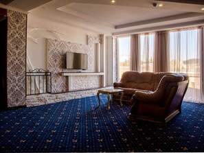 Sala de estar en el lobby