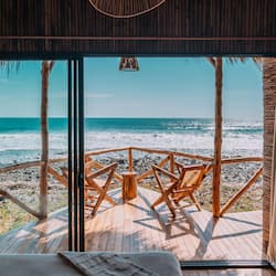 Beachfront Treehouse | Balcony view