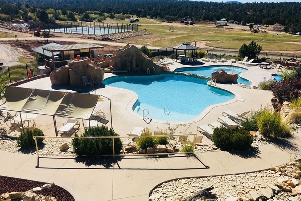 Udendørs pool, opvarmet pool