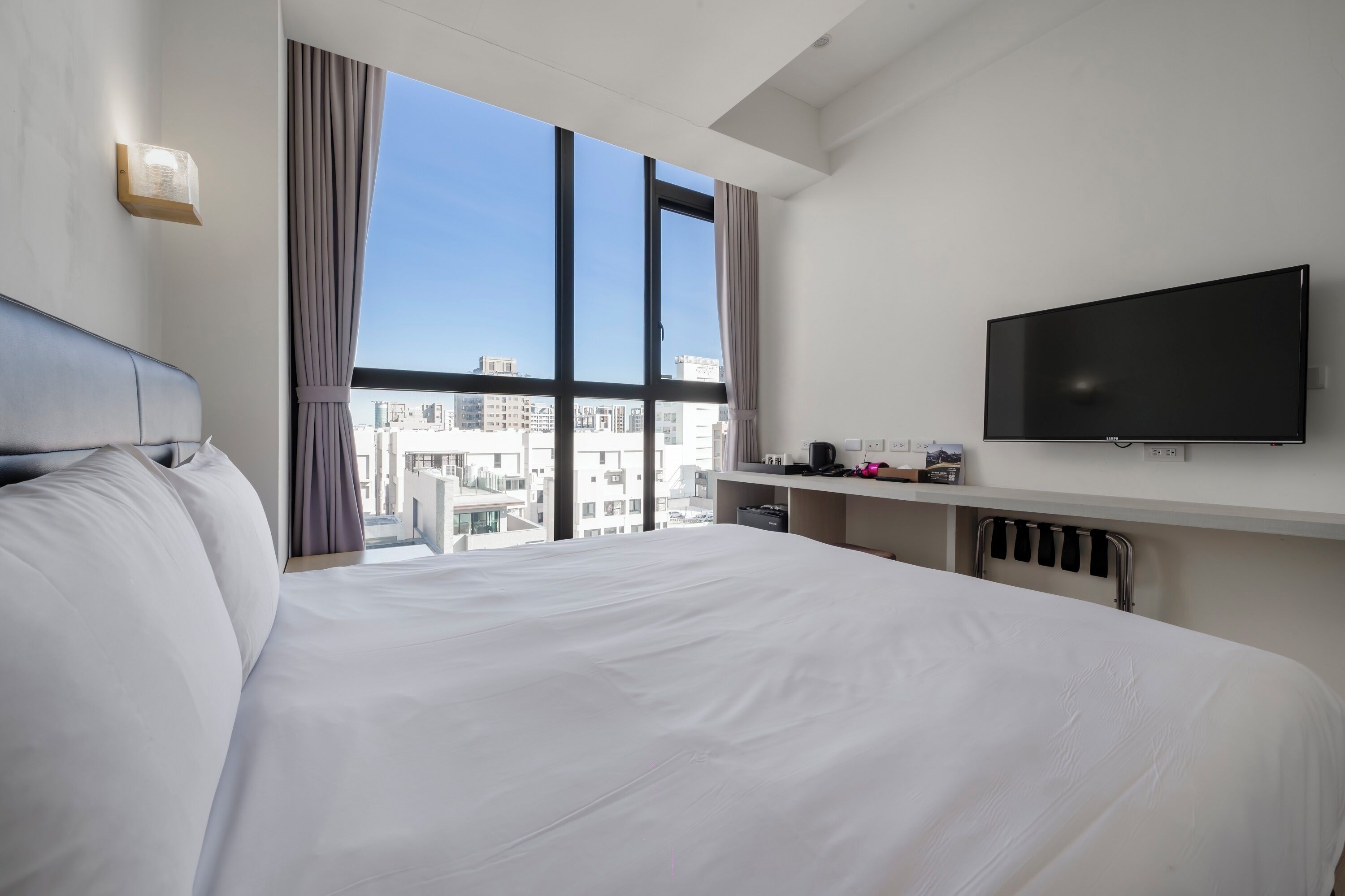 superior double room | premium bedding, pillow-top beds, blackout curtains, soundproofing