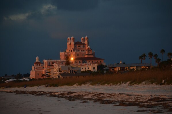 Blick von der Unterkunft