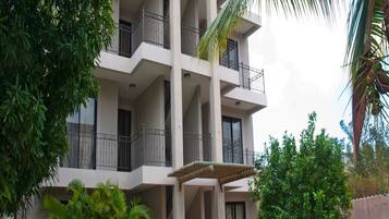 Façade de l’hébergement