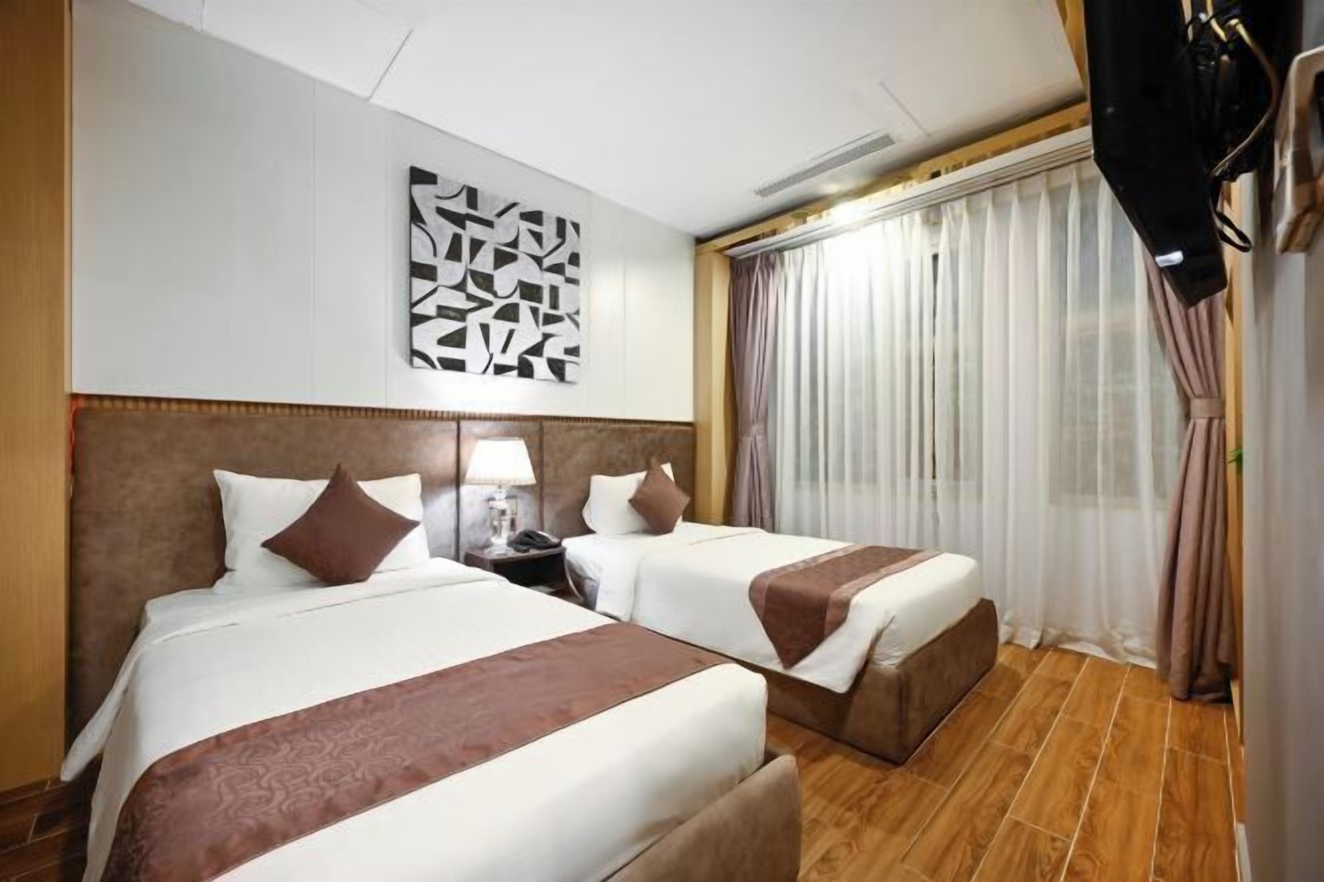 Minibar, caja de seguridad en la habitación, escritorio y wifi gratis 