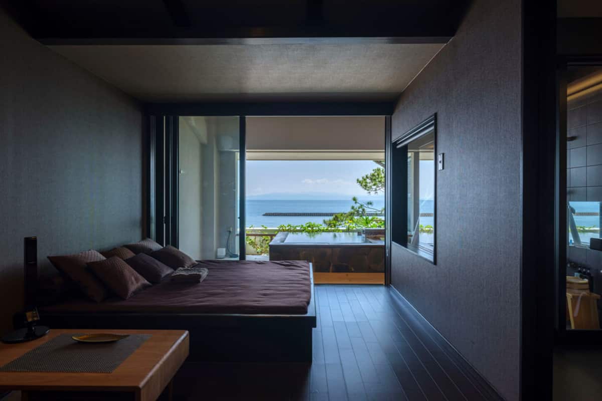 Western style Double room with Private Air Hot Spring Bath | In-room safe, WiFi (free), bed sheets