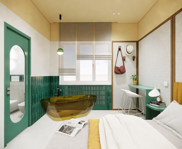 Apartment, 1 Bedroom, 2 Bathrooms