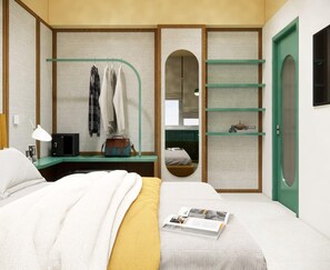 1 bedroom, desk, free WiFi, bed sheets