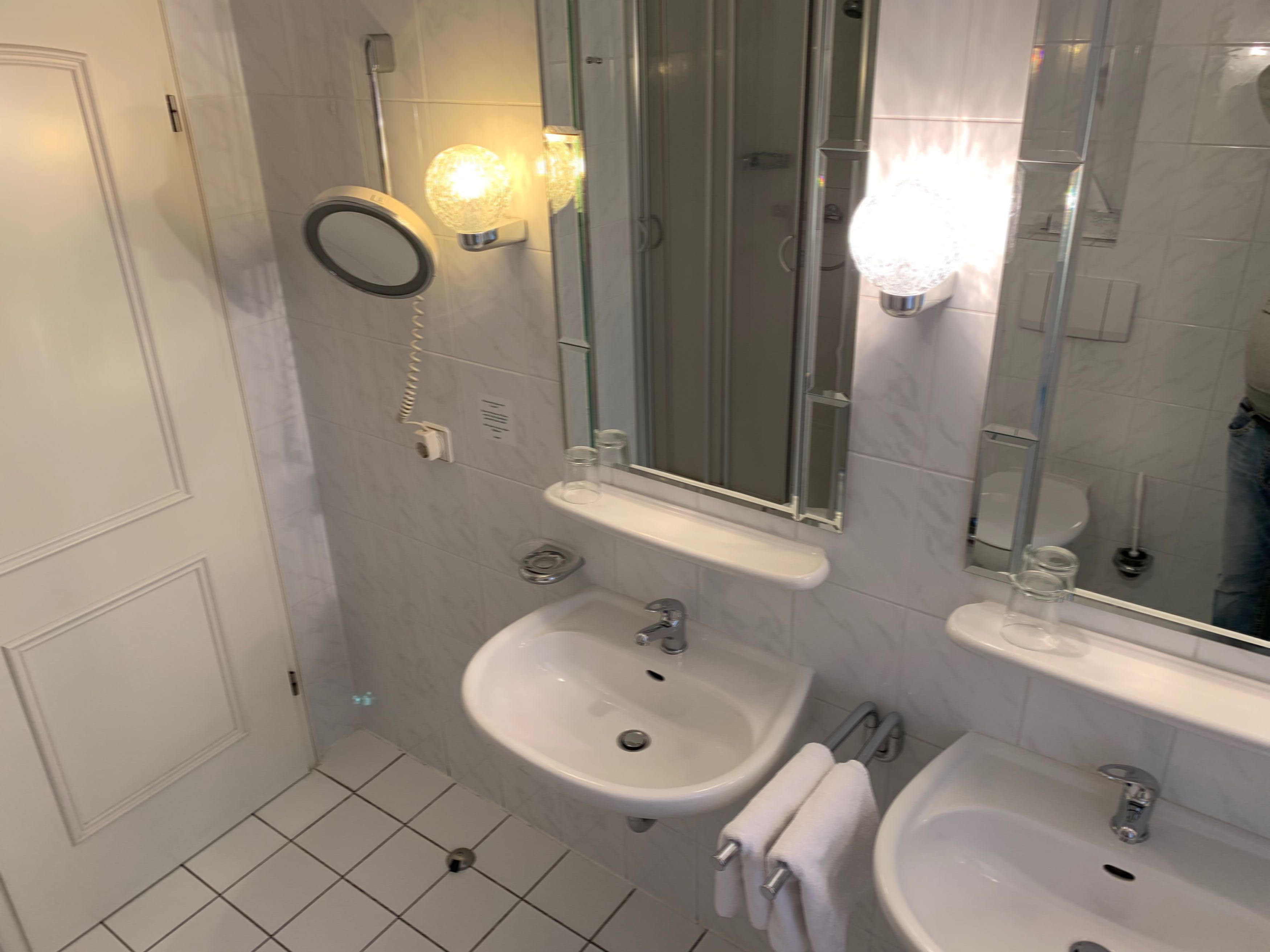 city suite, 2 queen beds, city view | bathroom | shower, free toiletries, hair dryer, towels