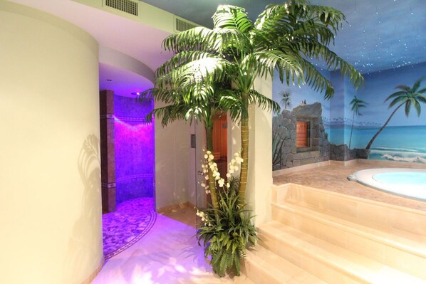 Bain à remous intérieur