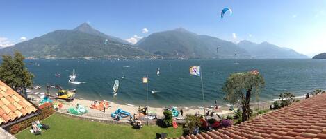 Accommodatie ligt op het strand