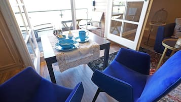 Luxury-Apartment, eigenes Bad, Meerblick | 1 Schlafzimmer