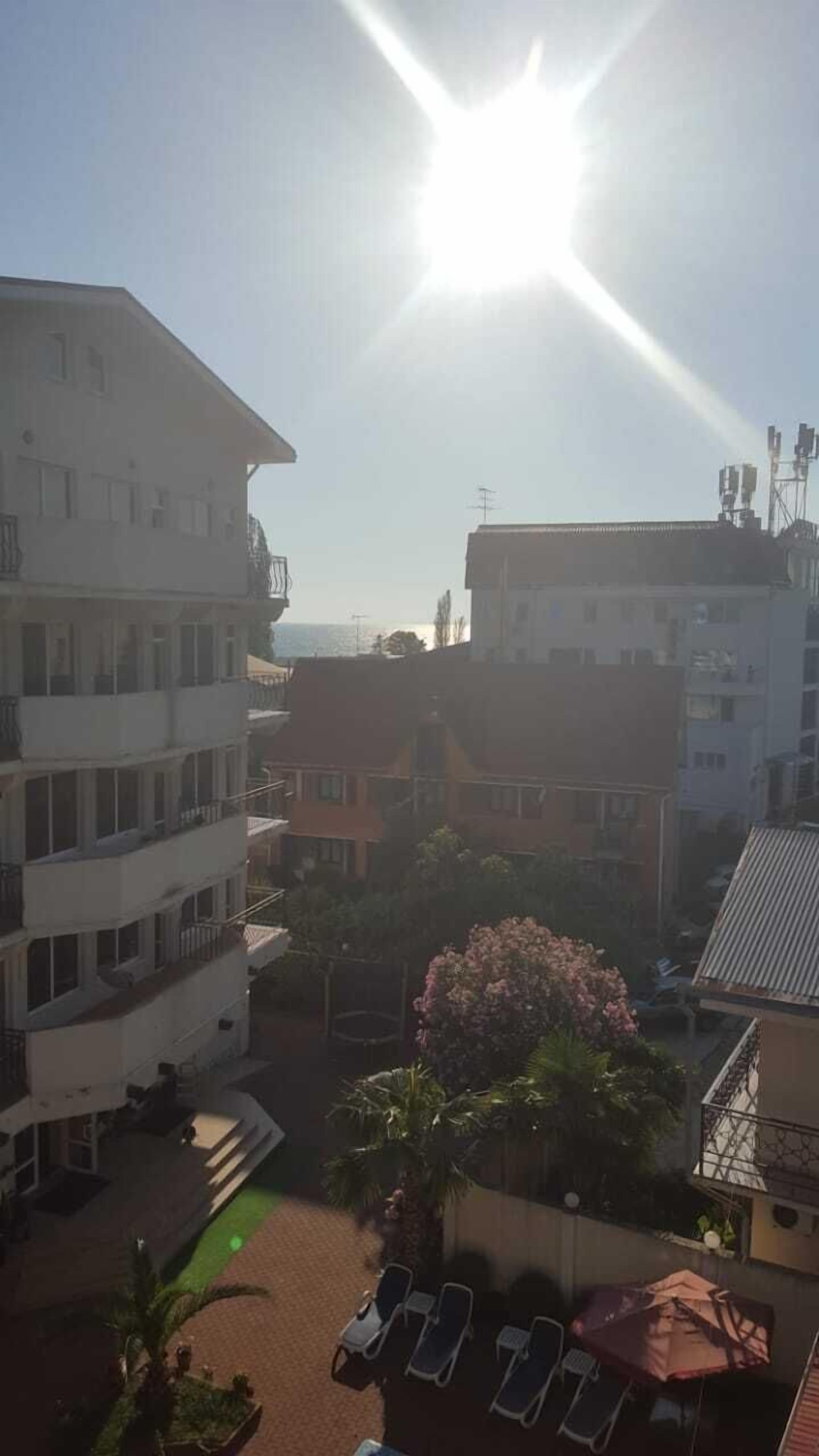 Vue depuis l’hébergement