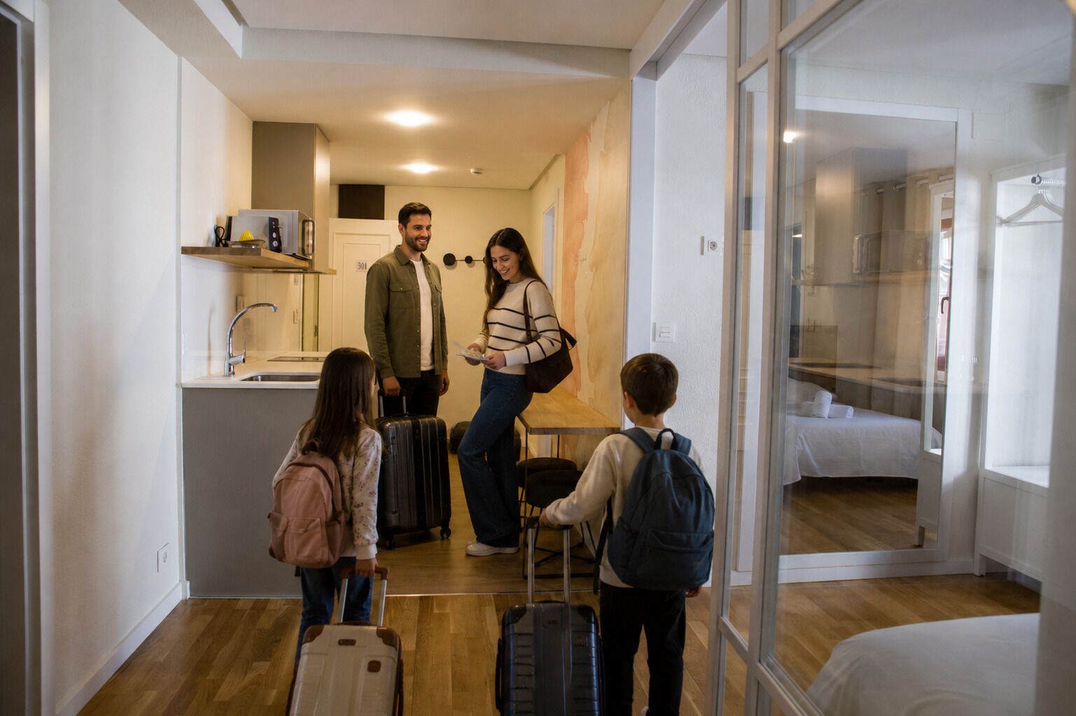 1 dormitorio, edredones de plumas, escritorio y wifi gratis