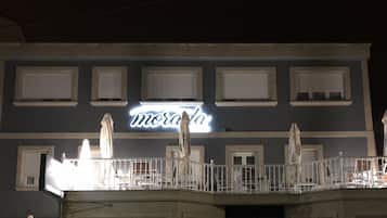 Front of property - evening/night