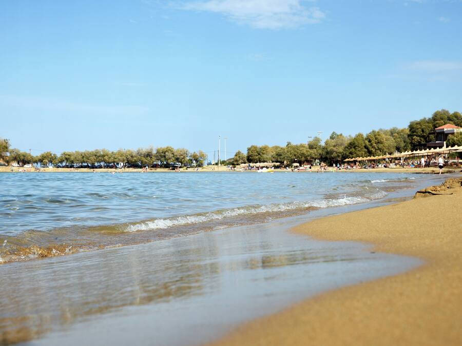 Beach nearby, beach umbrellas