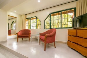 Televisión de pantalla plana de 42 pulgadas con canales por cable 