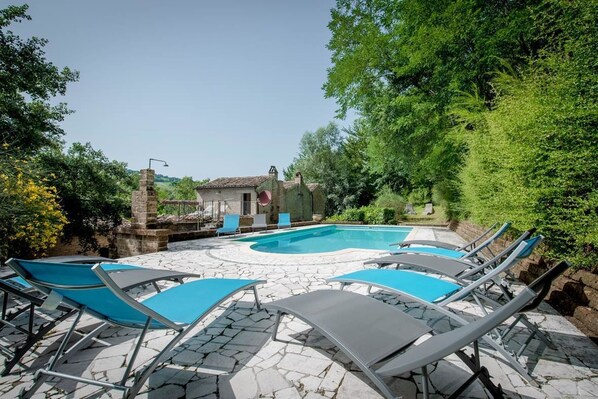 Seasonal outdoor pool