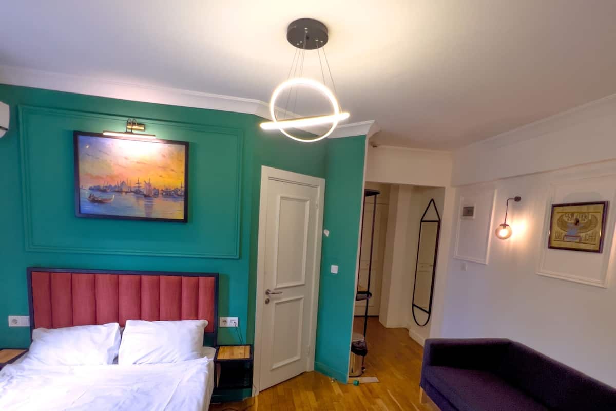 In-room safe, desk, blackout curtains, iron/ironing board