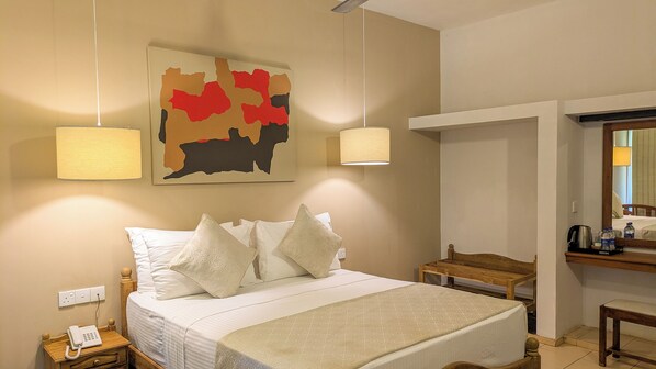 1 quarto, frigobar, cortinas blackout, Wi-Fi de cortesia