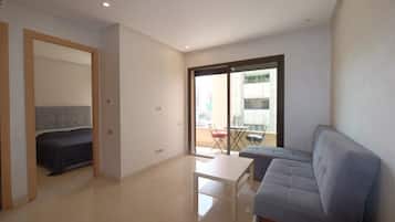 Chambre, 1 chambre | Salle de séjour | Télévision