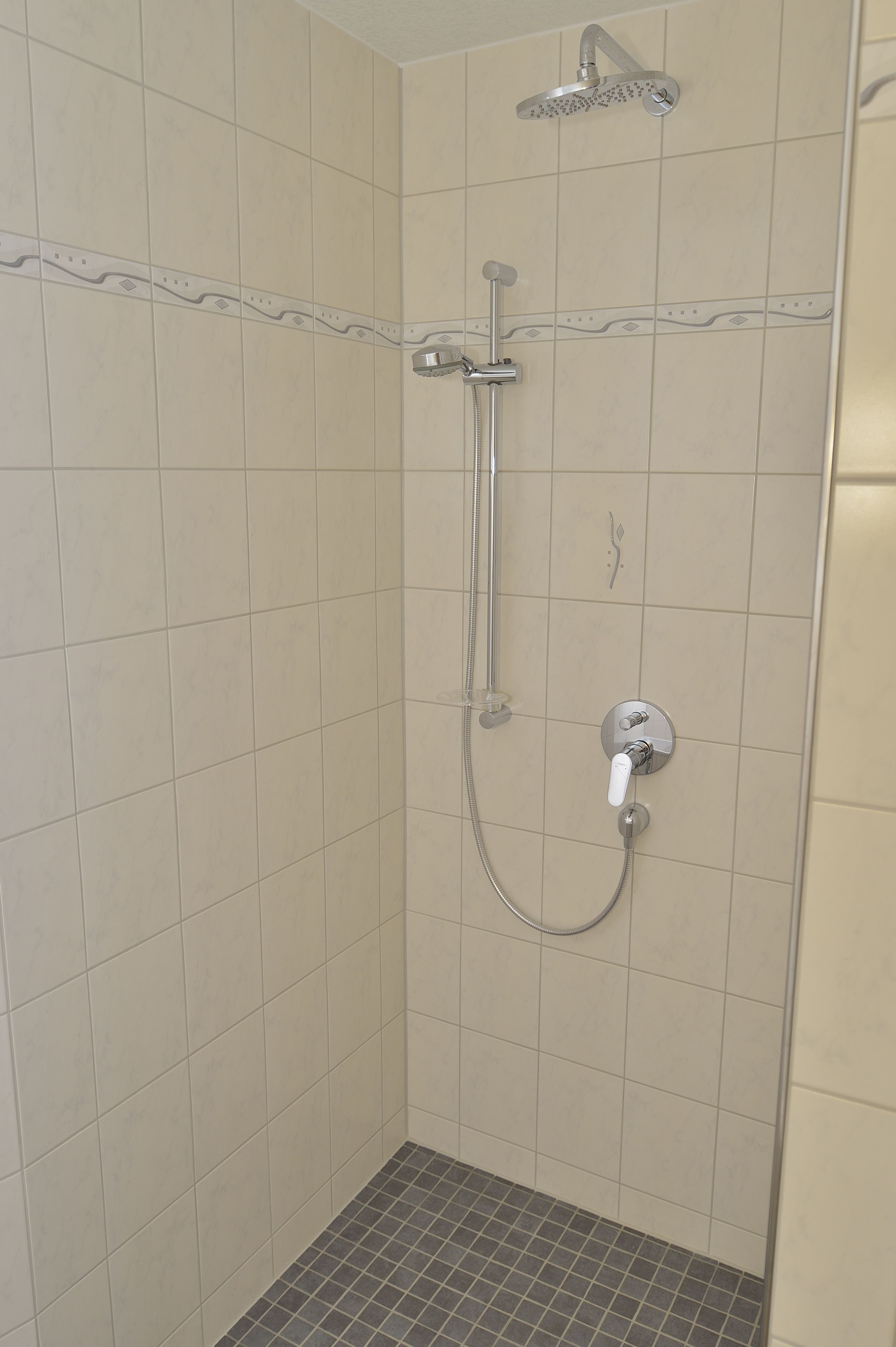 twin room | bathroom | shower, free toiletries, towels