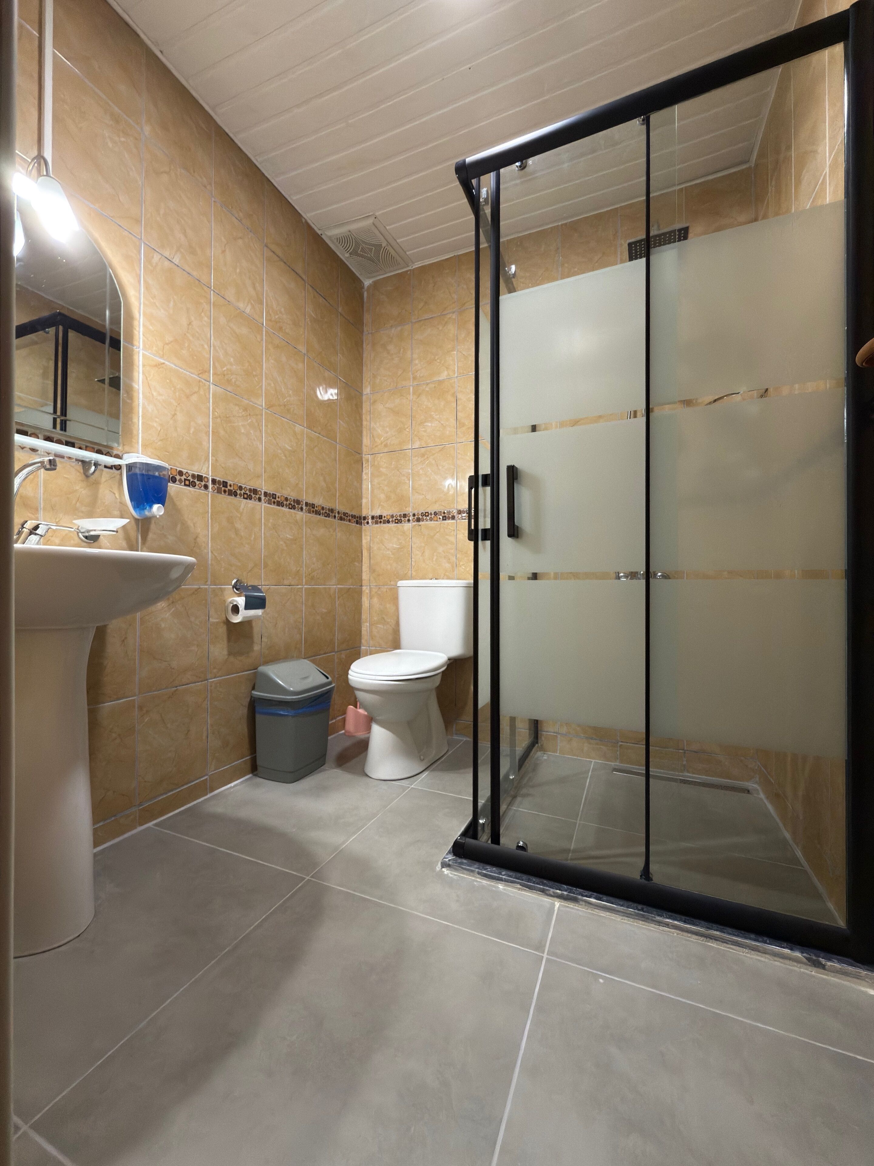 Standardzimmer | Badezimmer | Dusche, kostenlose Toilettenartikel, Haartrockner, Handtücher