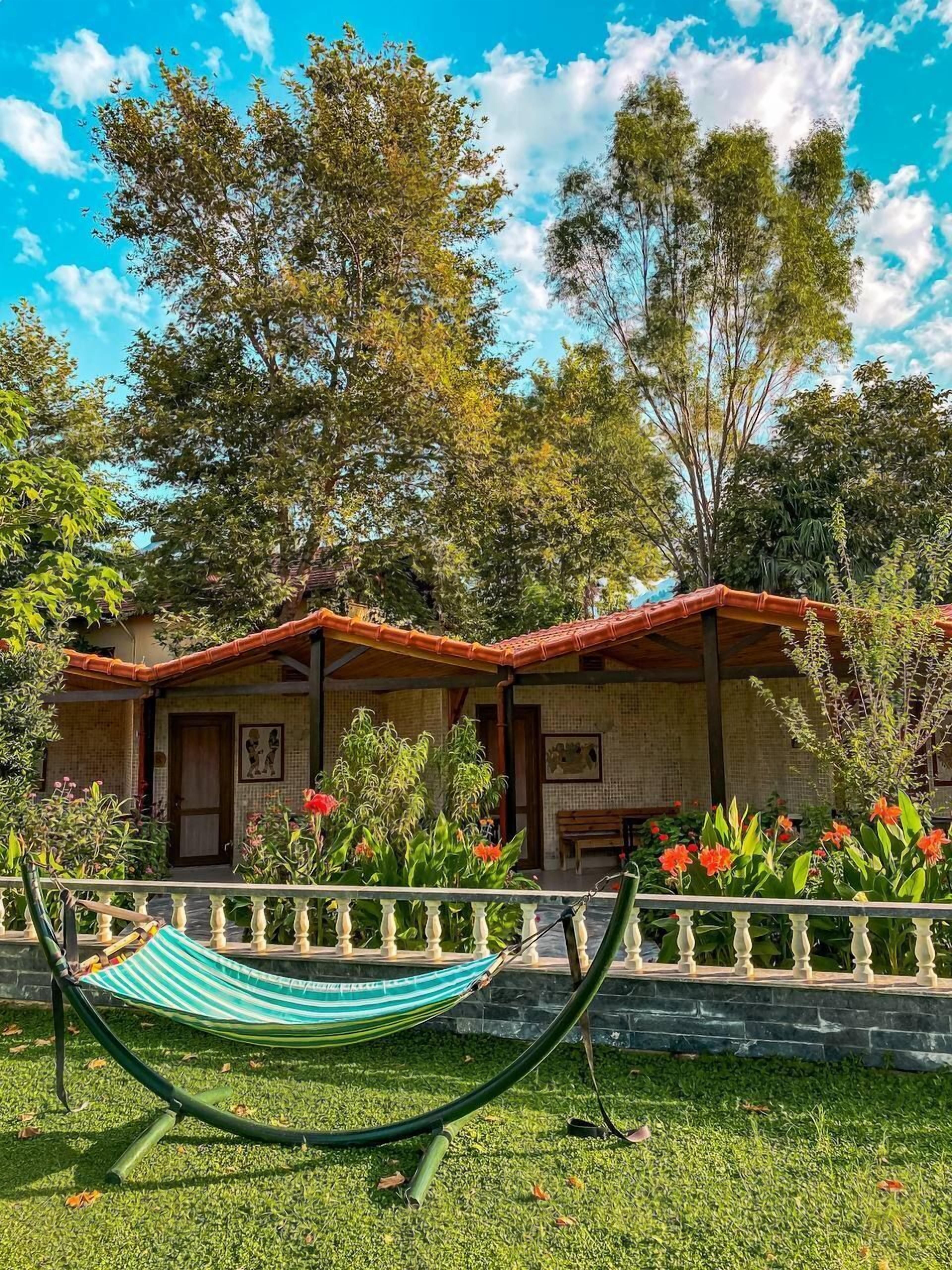 Fassade der Unterkunft