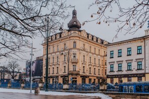 Overnatningsstedets facade