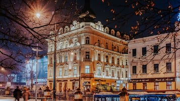 Front of property - evening/night
